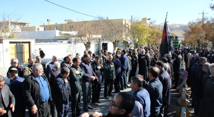 دسته‌های عزاداری شهادت حضرت فاطمه (س) در بیجار