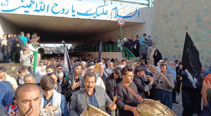کردستان تا حرم امام برای عزم وصال