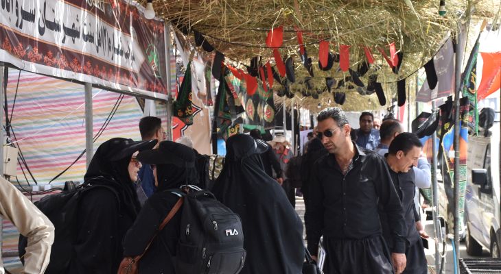 تپش شوق زائران راه کربلا در باشماق